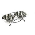 thumbnail image 1 of Caldex - Comedero doble clásico (Plata), 1 of 1