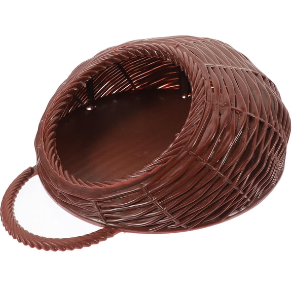 ETEREAUTY Pastoral Plastic Wall Basket Hanging Storage Organizer for Flowers, Fruits, Kitchen and Home Sundries