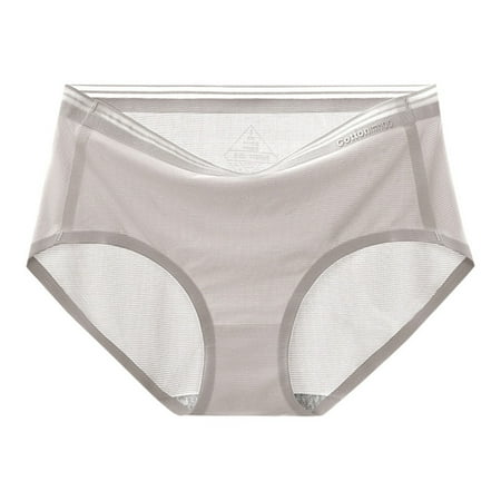 Huesdet Women s Briefs Underwear Cotton High Waist Tummy Control Panties Ladies Panty(Green L)