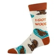 thumbnail image 5 of OoohYeah Mens Novelty Funny Crew Socks, Got Wood, Crazy Humor Cotton Socks 10-13, 5 of 5