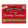 (3 pack) (3 Pack) Crown Prince Two Layer Brisling Sardines in Olive Oil, 3.75 oz