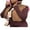 Brown Pink, variant on TheFound Women's Autumn Winter Crop Tops Streetwear Puffer Lightweight Vest Sleeveless Down Jacket Coat