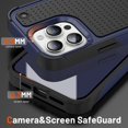 thumbnail image 5 of Decase Heavy Duty Case For Apple iPhone 15 Plus 6.7",Military Grade Drop Protection,Hybrid Anti-Scratch Shockproof Rugged Phone Shell Cover,for Women Men,for iPhone 15 Plus - Navyblue, 5 of 5