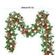 thumbnail image 3 of Seyotauo 6.5 FT Christmas Decor Tinsel Garland with Snowflake Christmas Tree, Red Green Silver Shiny Metallic Christmas Garland for Home Tree Mantle Stairs Indoor Outdoor Holiday Xmas Party Decor, 3 of 6