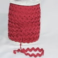 thumbnail image 2 of The Ribbon People Burgundy Red Woven Edge Ric Rac Christmas Craft Ribbon 0.25" x 55 Yards, 2 of 2