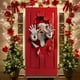 thumbnail image 2 of Cortina colgante de Papá Noel para la puerta, para la ventana del dormitorio festivo del hogar y fiestas de temporada, 2 of 6