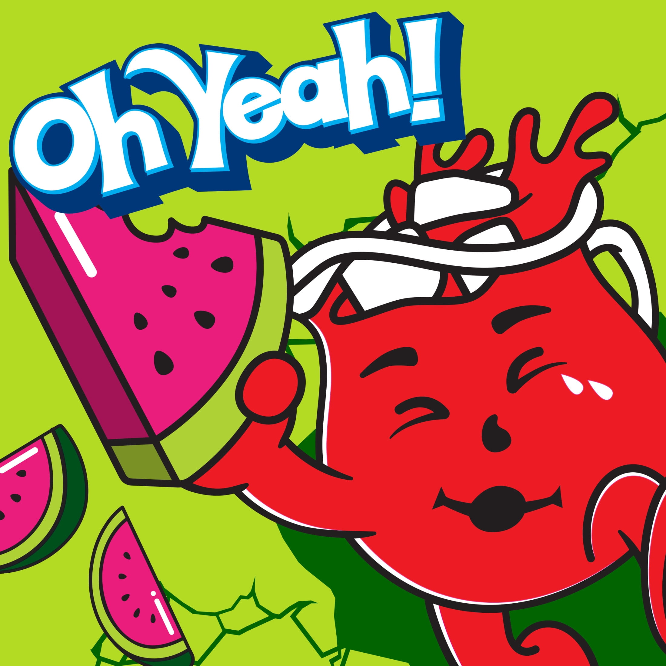 Kool-Aid Sours Natural Flavor with Other Natural Flavor Drink, 10 Pouches, for On-the-Go Hydration, Watermelon Blast, Sour Candy Flavor, No Artificial Dyes, 6 oz