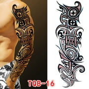 NIUREDLTD Men Arm Tattoo Temporary Tattoos Sticker Tatoo Hot 3D Art Waterproof