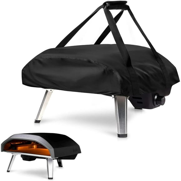 Ooni Koda 16 Pizza Oven Cover, Waterproof and Weatherproof, Carry Bag, Pizza Oven Tote - Black (66 x 60 x 22 cm)