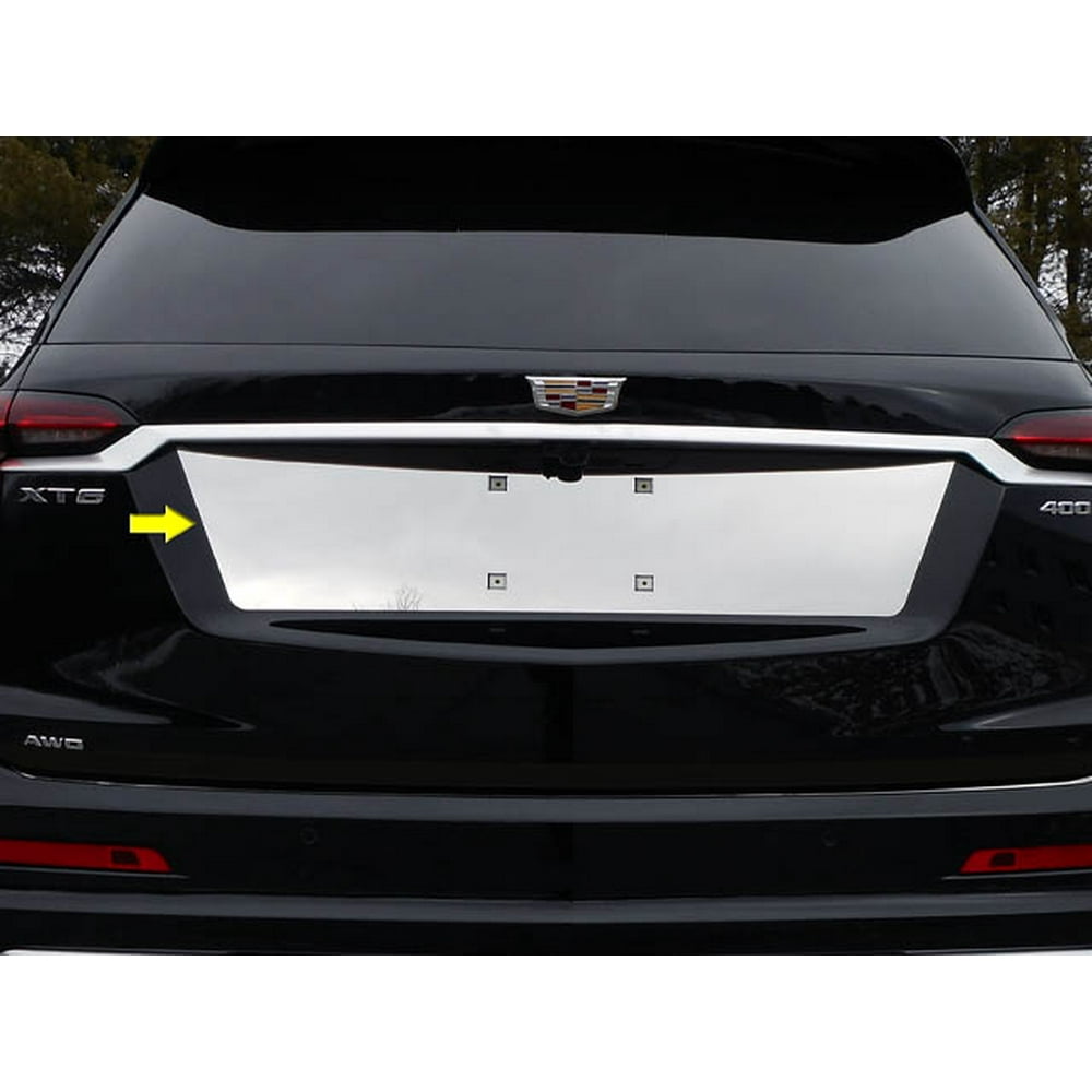Stainless License Plate Bezel 1Pc Fits 2020 Cadillac XT6 LP60210 QAA