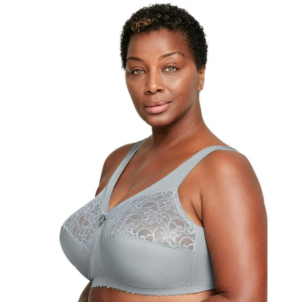 Simply Perfect by Warner's Cooling Wire-Free Bra Black/Gray Women's 34A