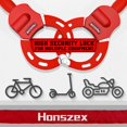 thumbnail image 2 of Candado para scooter Honszex de 92 cm antirrobo tipo esposas con llave, 2 of 7