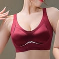thumbnail image 6 of Turilly Bras Womens Round Neck Wireless Bra With Wide Straps Invisible Everyday Comfort Everyday Bras, 6 of 6