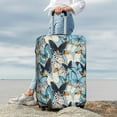 thumbnail image 7 of Hirioo Butterflys for Elasticity Suitcase Cover (No luggage Included) Durable Luggage Protector Fits 18-32 Inch Luggage-Large, 7 of 7