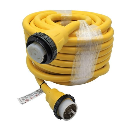 Parkworld 60967 Marine Shore Power Extension Cord 50 AMP SS2-50P to SS2-50R, 50 Male to Female 50A 125V/250V (75FT)