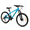 Blue, variant on CYBIC 24 Inch Mountain Bike for Boys Girls and Teens, 21-Speed Bicycle with Front Suspension Fork, Dual Disc Brakes, High Carbon Steel Frame, Blue