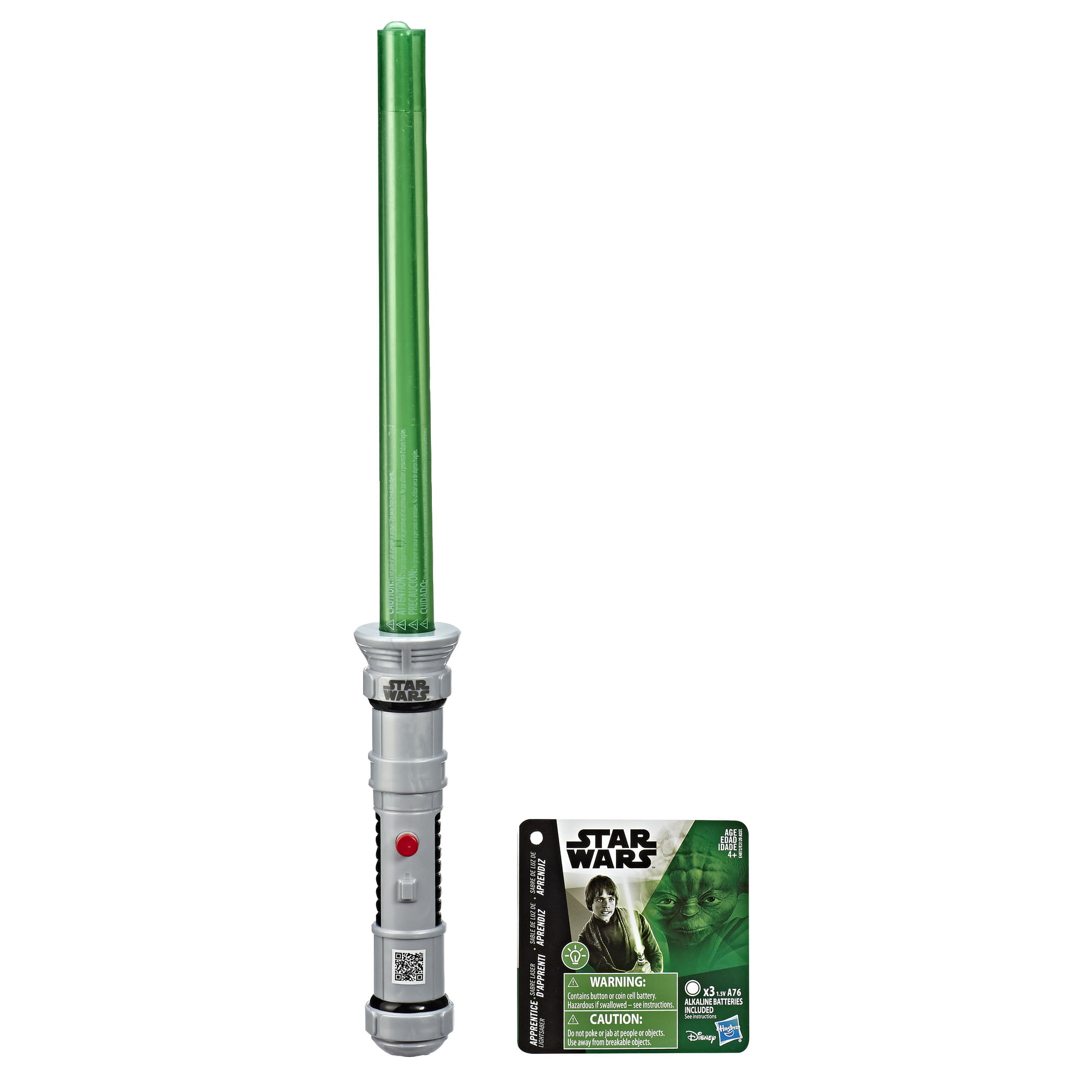 Star Wars Level 1 Green Lightsaber Toy with Extendable Blade -
