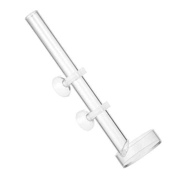 FRCOLOR Acrylic Shrimp Tube And Dish Transparent Feeder Tube For Shrimp Fish And Aquatic Snails For Aquarium And Fish Tank Feeder Supplies