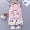 Pink, variant on HUAXUN Toddler Boys Clothes Summer Short Set Outfit Summer Clothing Sets Crew Neck Sweatshirt Pants 2pcs Little Boy Tops and Trousers Set Boys Comfortable Playwear Daily Wear