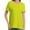 Chartreuse, variant on Women's V Neck Short Sleeve Slim Fitted T-Shirt Stretchy Bodycon Basic Top Casual Active Tee