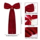 thumbnail image 3 of Adornos navideños, regalos navideños, lazo navideño de terciopelo de 45 cm, extragrande, para escalera, guirnalda navideña, árbol de Navidad, adornos de pajarita flocada., 3 of 6