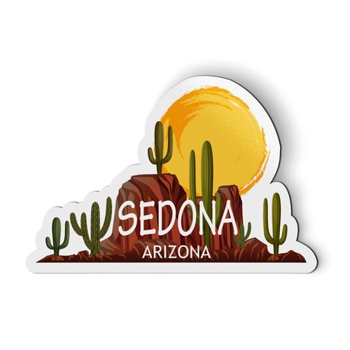 Sedona Arizona - 5" Magnet for Car Locker Refrigerator
