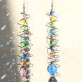 thumbnail image 1 of Girador de viento en espiral de cristal Sun Catchers GWAHSA de 47 cm, 2 unidades, 1 of 6