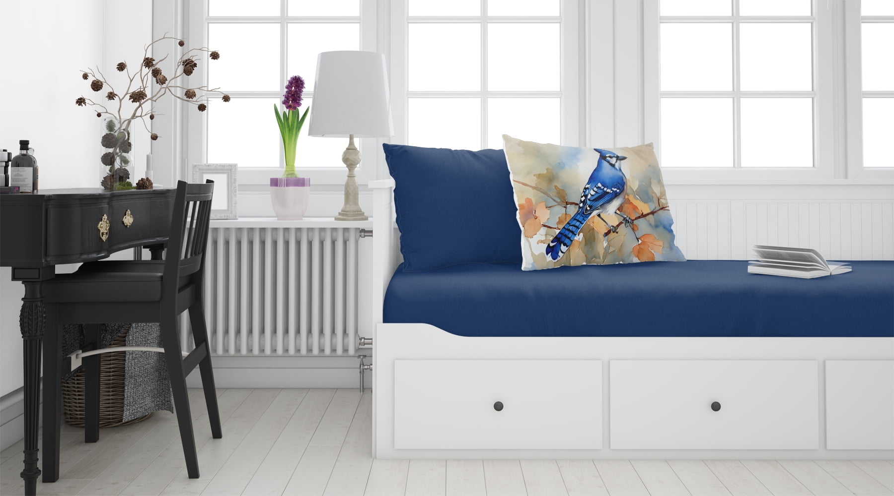 Carolines Treasures DAC3183PILLOWCASE 20.5 x 30 in. Unisex Blue Jay Standard Pillowcase