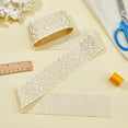 thumbnail image 5 of 1 Roll Ethnic Style Jacquard Ribbon 7.66 Yards 50mm Wide White Golden Embroidery Polyester Ribbons Floral Fabric Trim Ribbon for DIY Clothing Sewing Decorations, 5 of 9