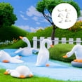thumbnail image 2 of Misright 6PCS Geese Figurines Resin Desktop Creative Mini Landscape Decoration, 2 of 7