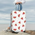 thumbnail image 4 of Uemuo Hand Drawn Watermelon Printed Washable Luggage Cover - Fashion Suitcase Protector Fits 18-32 Inch Luggage -Large, 4 of 9