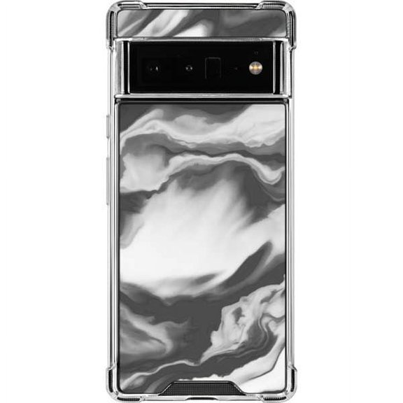Skinit Marble Grey Marble Ink Google Pixel 6 Pro Clear Case