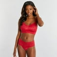thumbnail image 4 of Cosabella Women's Never Say Never Curvy Sweetie Bralette in Red, 4 of 4