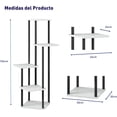 thumbnail image 2 of Soporte para Plantas Bluelander, Estante de 5 Niveles, Blanco/Negro, 2 of 5