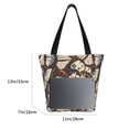 thumbnail image 5 of Kll Tote Bag For Women Vector Butterflies Print Shopping Grocery Reusable Bags For Office School Shopping Travel, 5 of 8