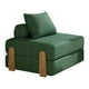 thumbnail image 1 of Sillón cama plegable, sofá cama con almohada, sofá de piso moderno multifuncional, sofá cama para invitados con almohada verde oscuro m, 1 of 9