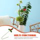 thumbnail image 3 of unbranded Bouquet Hecho De Lana Con Rosa Falsa Roja Para Adornos Navideños Y Decoraciones, 3 of 7