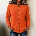 thumbnail image 3 of Knit Cardigan for Women & Plus Size, Fall Cozy Button Down Crewneck Long Sleeve Relaxed Classic Elegant Sweater, XS-4XL, 3 of 5