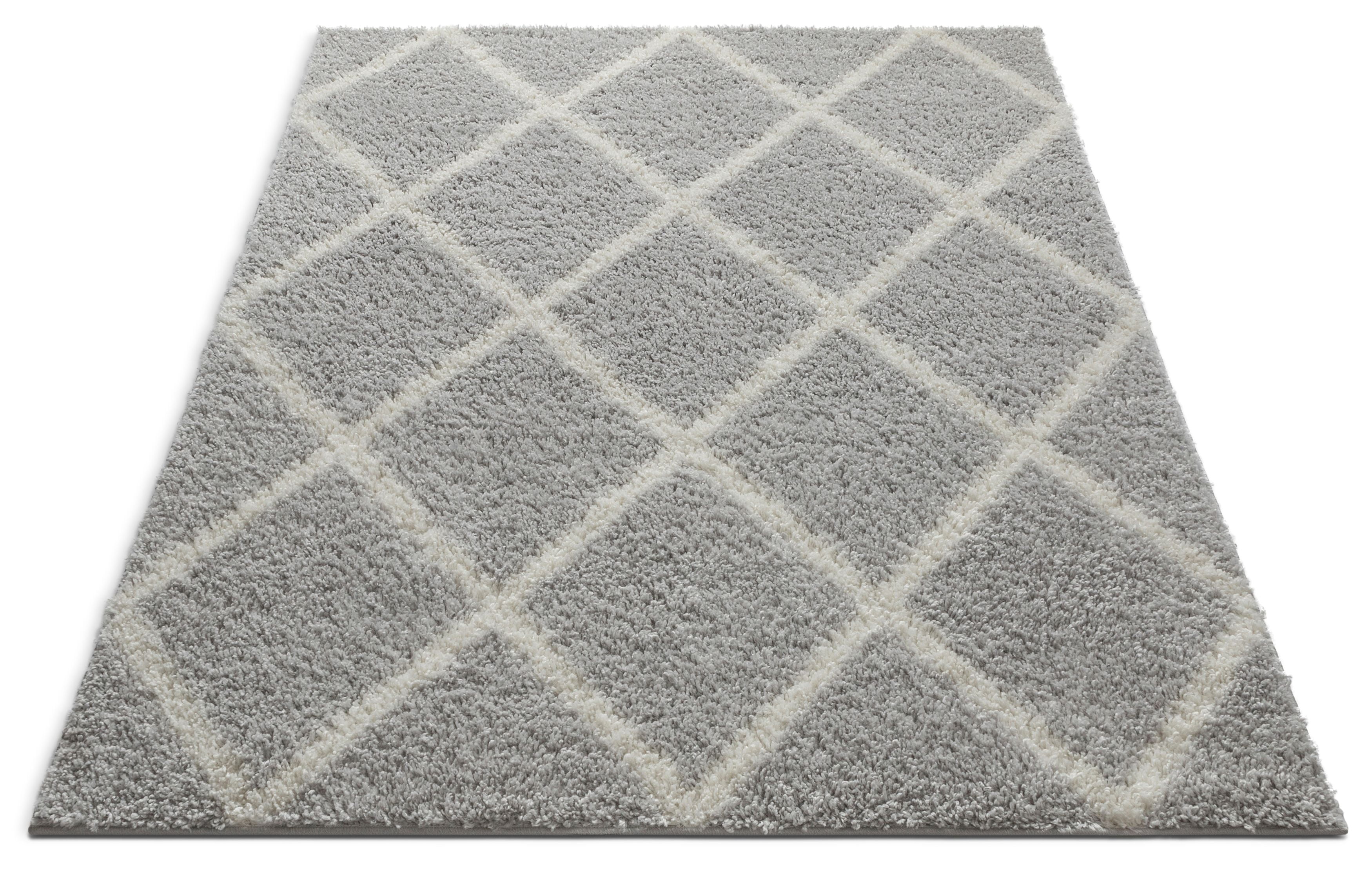 Well Woven 78887 Madison Shag Cole Light Grey Modern Tribal