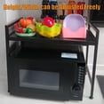 thumbnail image 5 of JOGGEIL Microwave Racks,Extendable Microwave Oven Stand, Adjustable 2 Tier Kitchen Counter Shelf, Heavy Duty Storage Rack for Microwave, Toaster, Small Kitchen Organization, 5 of 8