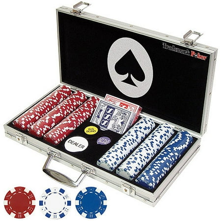 Trademark Poker Maverick 300 Dice Style 11.5g Poker Chip Set