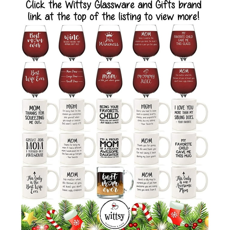 Christmas Gifts for Mom, Women - Funny Coffee Mug: Spoiled Sibling - Best  Mom Gifts from Daughter, Son, Favorite Child - Unique Xmas Gag Present Idea