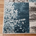 thumbnail image 3 of Superior Brentwood 2' 7" x 8' Runner Rug, Modern Abstract Rugs for Living Room Bedroom, Blue, 3 of 4