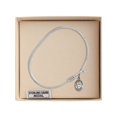 thumbnail image 3 of 6 1/4 inch Oval Eye Hook Bangle Bracelet w/ St. John Vianney in Sterling Silver, 3 of 3