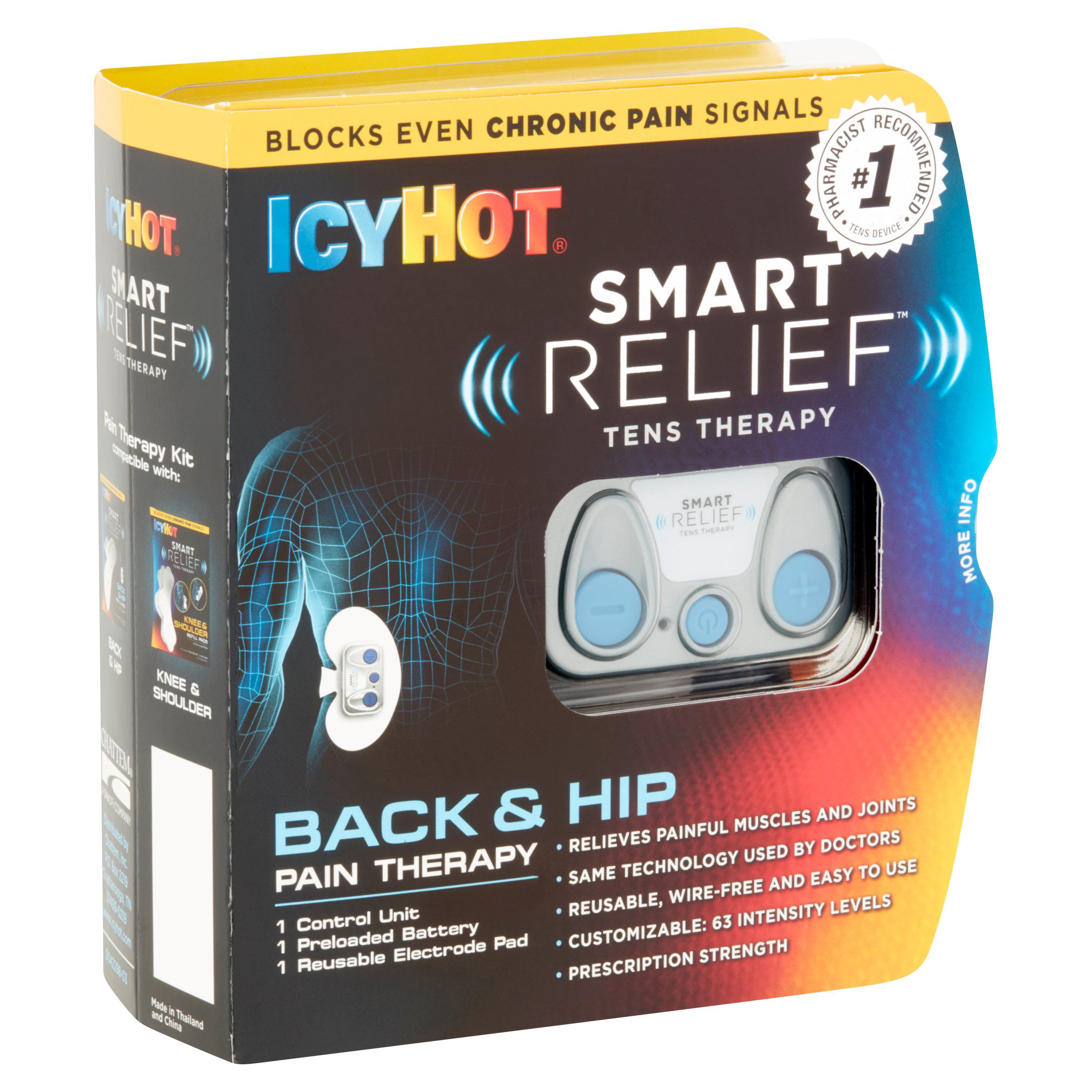 Icy Hot Smart Relief Tens Therapy Back Pain Therapy Exp 12/30/2016 New Seal...