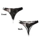 thumbnail image 3 of Balery Black And White Boston Terrier Tangas de Algodón para Mujer con Estampado – Ropa Interior Sexy, Transpirable, G-string-X-Large, 3 of 6