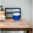 thumbnail image 7 of JAGASY Blue Urn for Funeral - Memorial Urn for Ashes Adult Male & Female - Blue & Black Decorative Urns for Human Ashes - Funeral Urns for Mom - ( 3 Inch), 7 of 7