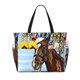 thumbnail image 1 of Fotbe Christmas Horse Bolsa de Viaje para Playa - Resistente al Agua, Bolsa Tote de Gran Capacidad y Ligera con 7 Bolsillos para Mujeres y Hombres, 1 of 7