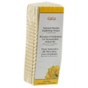 Gigi Natural Muslin Strips Small, 100 Pack
