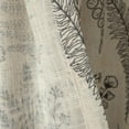 thumbnail image 5 of Lush Décor Botanical Dreams Window Panels Light Linen/Black Pair 42x84, 5 of 6
